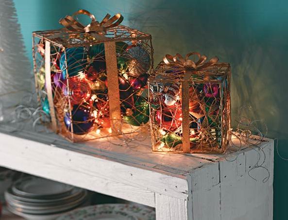 Christmas fairy lampor interiör dekorativa gåvor