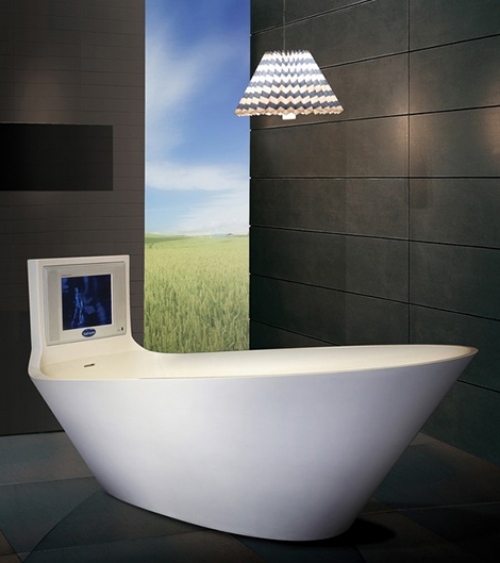 saturn karim rashid designer badkar för det moderna badrummet
