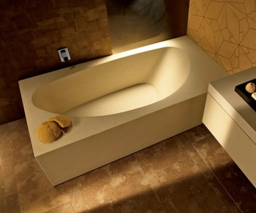 iconci sten badkar design för det moderna badrummet