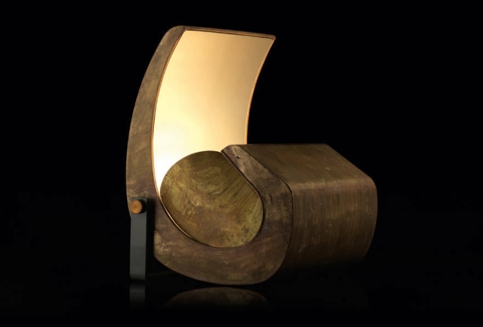 designer-bordslampa-Escargot-le-corbusier-mässing-guldpläterad-silverpläterad