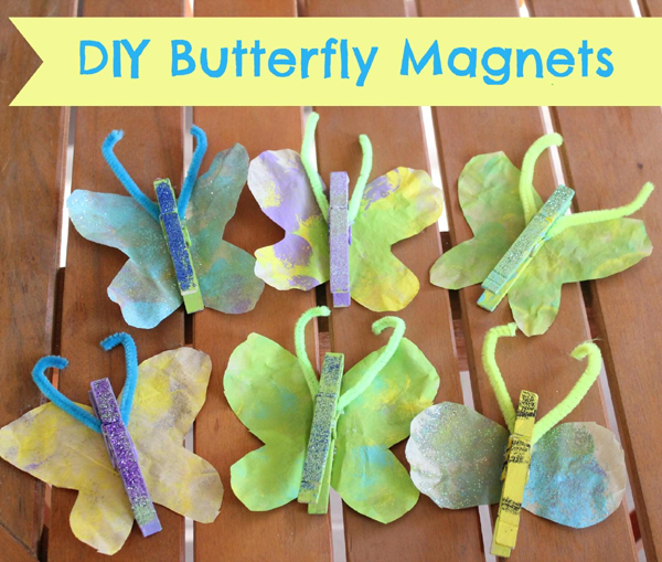 Butterfly Magnets Craft