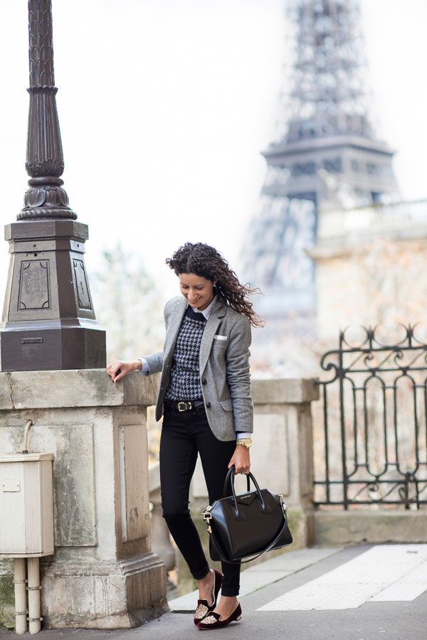 parisisk-chic-höst-outfit-svart-grå-kombinera