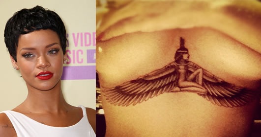 Lopullinen tatuointitähti Rihanna