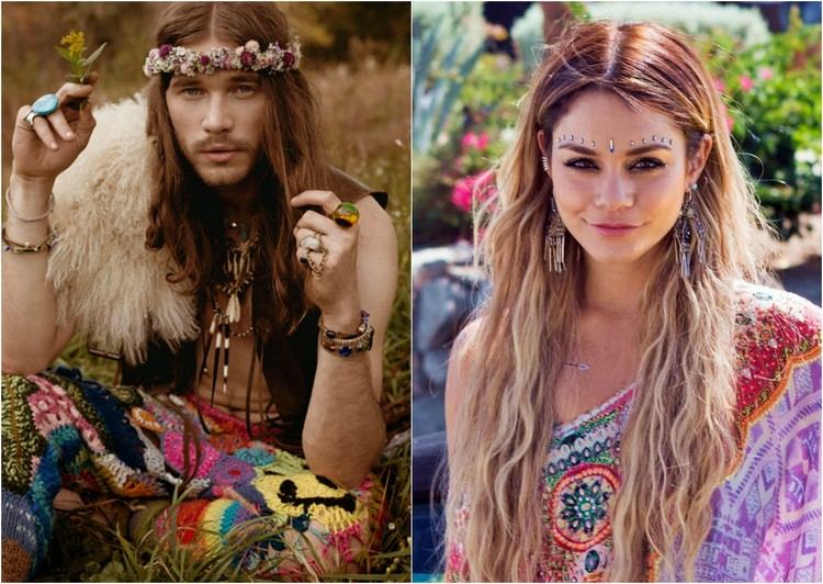 nyårsafton-fest-idéer-60-talet-hippie-trend-man-kvinna