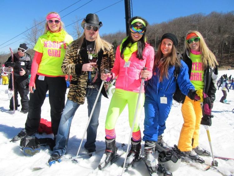 Apres ski party outfit idéer inspirerade av 80 -talet
