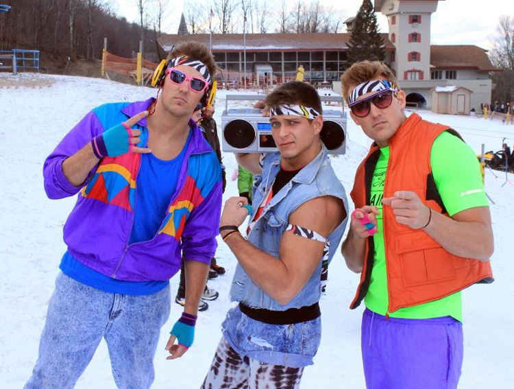 Apres ski party outfit idéer för män