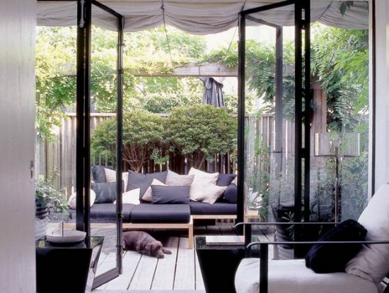 idéer för design av trädgårdsmöbler utomhus
