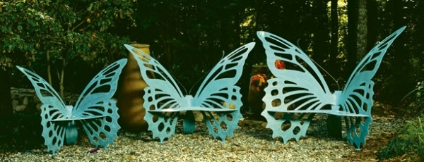 Butterfly trädgård fåtölj design möbler metall