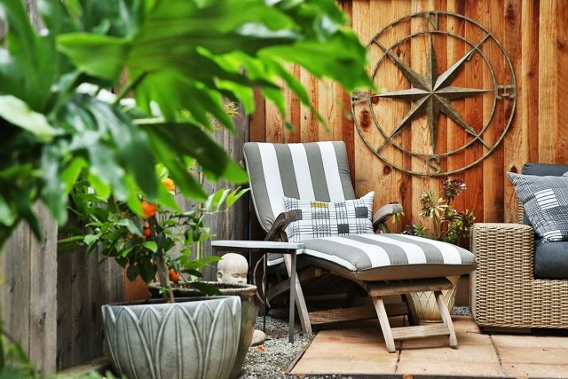 terrass design stil deco solstol
