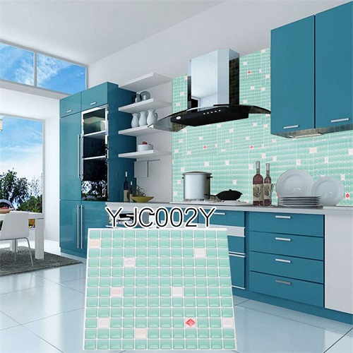 3D -laatat keittiön seinille