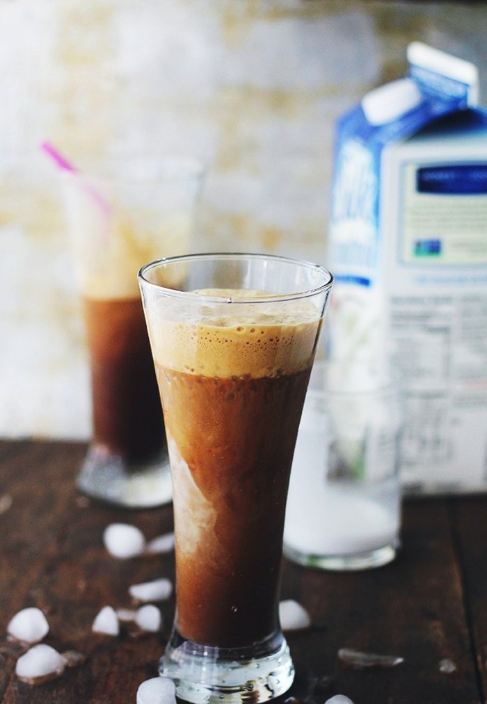 Frappe-med-mandel-kokosmjölk