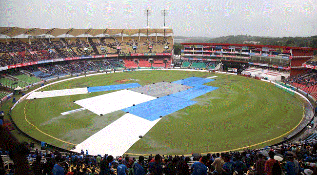 Greenfield International Cricket Stadium στην Ινδία