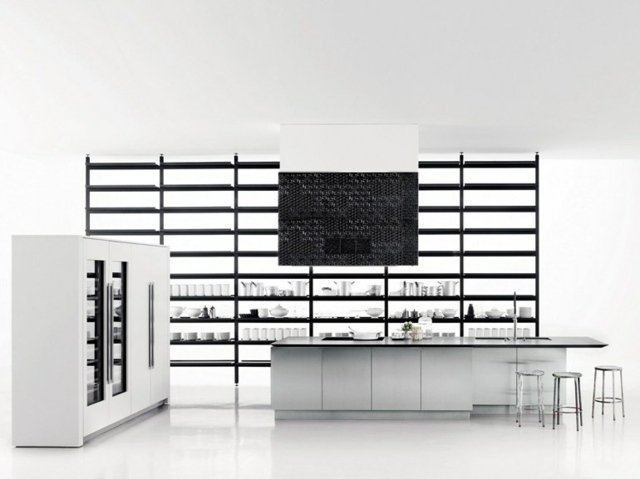 Köksmöbler ö handtagslösa fronter material Corian modell K14
