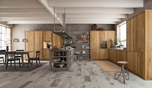 Modern möbeldesign i lantlig stil grå färg modell Maestrale
