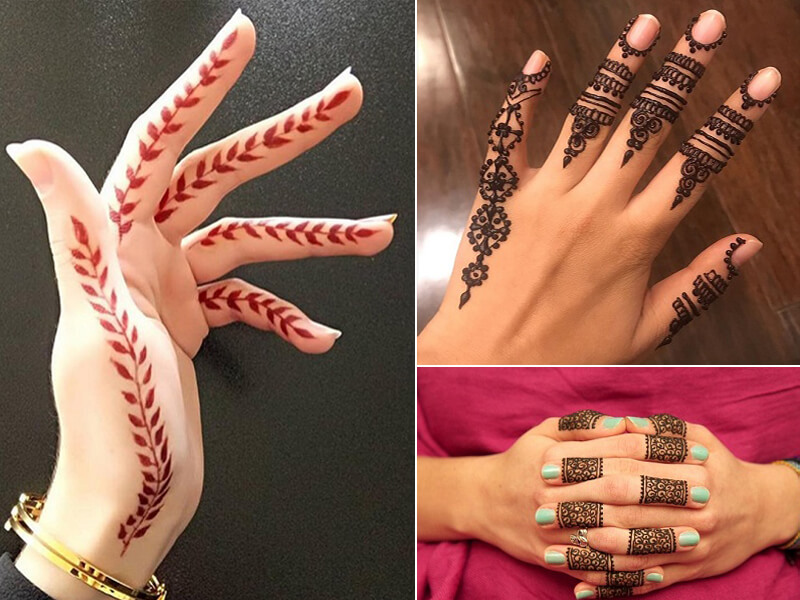 Finger Mehndi -mallit