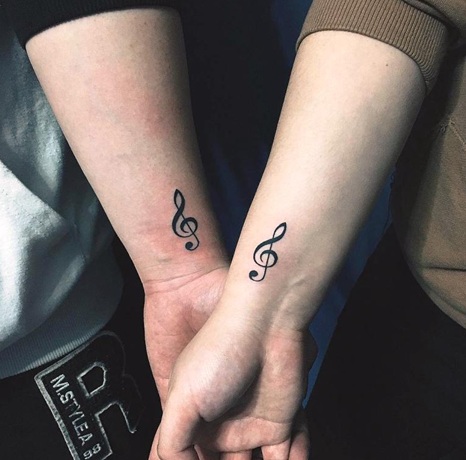 Ζευγάρια Μουσικά Τατουάζ