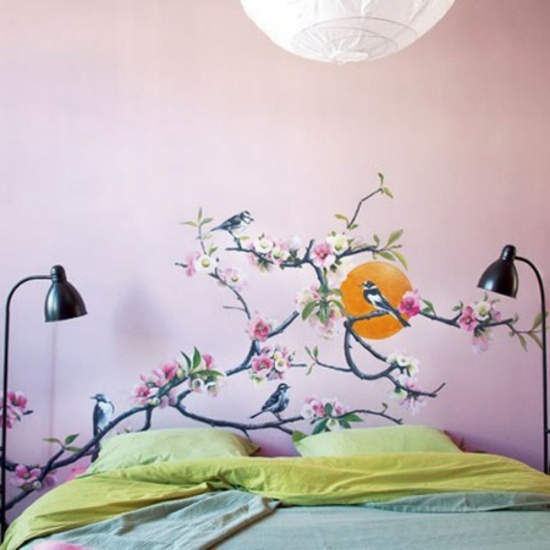Feng Shui sovrum väggdekal japansk stil