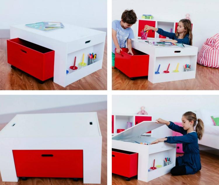 förvaring-barnrum-inredning-förvaring-utrymme-lek-låda-fack Aktivitetsbord