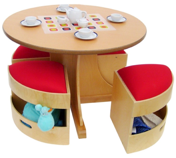 förråd-barnrum-möblering-bord-rund-pall-lagringsutrymme