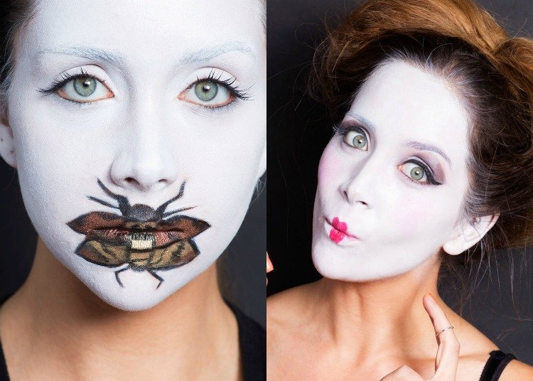 Makeup-tips för Halloween-make-up-basic-instruktioner-white-face