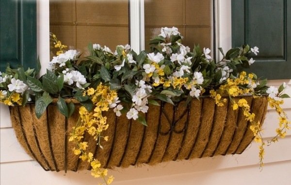 kreativ fönsterdekoration blomsterlåda Drenai -lager