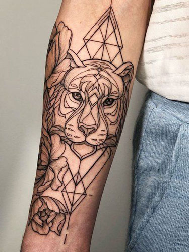 Geometriset tatuointimallit 8