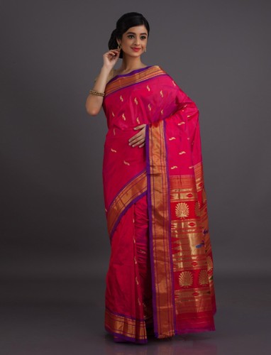 The Artistic Handloom Saree