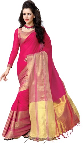 The Fluffy Pink Handloom Saree