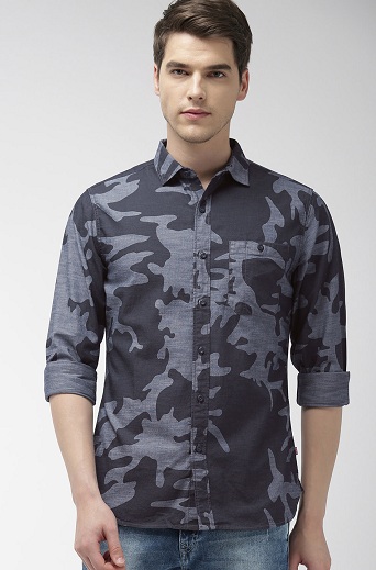 Εκτυπωμένο πουκάμισο Levis Camouflage