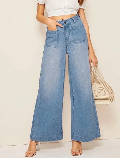 Wide Leg Boyfriend Jeans