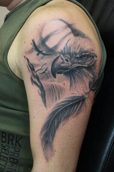 Καλύτερα σχέδια τατουάζ Eagle 6