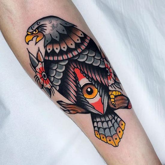 Καλύτερα σχέδια τατουάζ Eagle 8