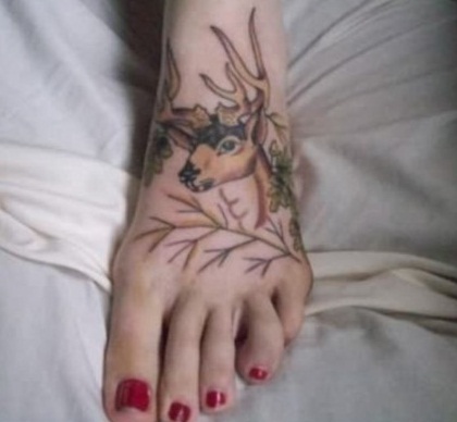 Siro Deer Tattoo mallit jalka