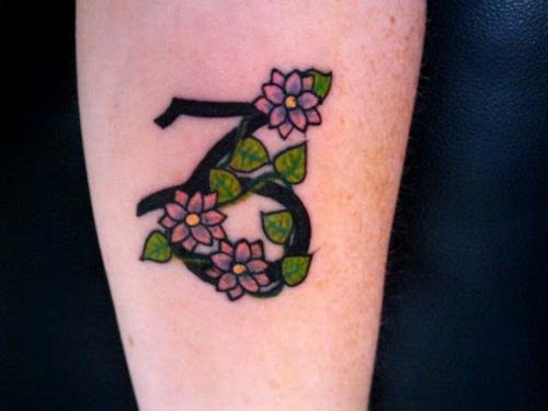 Kauris -kukka -tatuointimallit