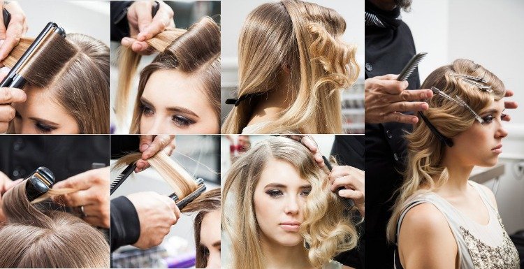 20-talet-frisyrer-gör-det-själv-tema-fest-instruktioner-updo-vatten-vågor-lock-järn-långt hår