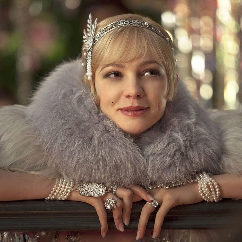 1920 -talets mode Gatsby Faux Fur Collar huvudbonad