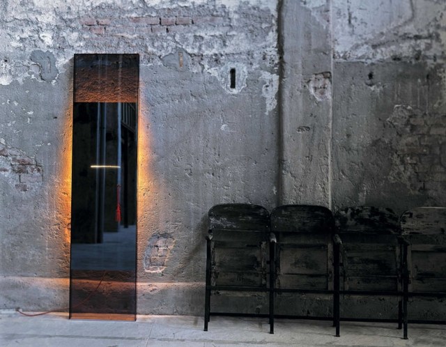 modern design spegelbelysning Jean Marie Massaud glas italia DIVA