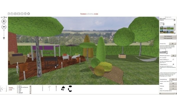 3d trädgårdsplanerare realistisk render terrass online gratis homesolute