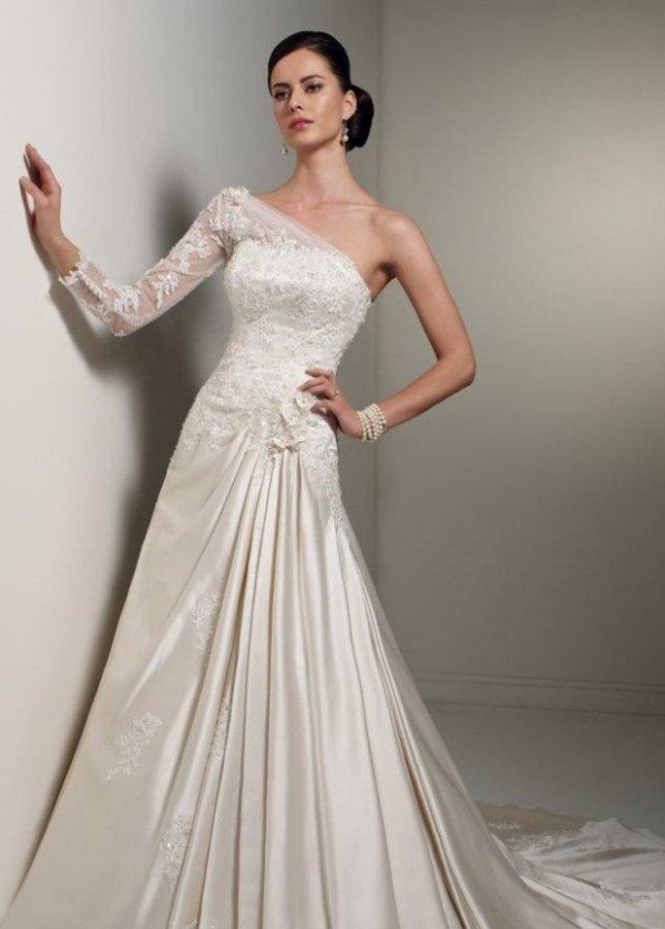 23-Elegant-One-Shoulder-Bridal-Mode