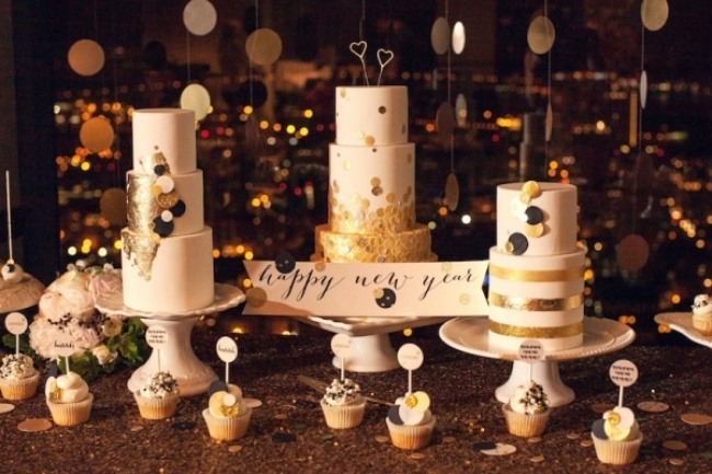 idéer-drömlik-nyårsafton-bröllop-dekorera-dessert-bord