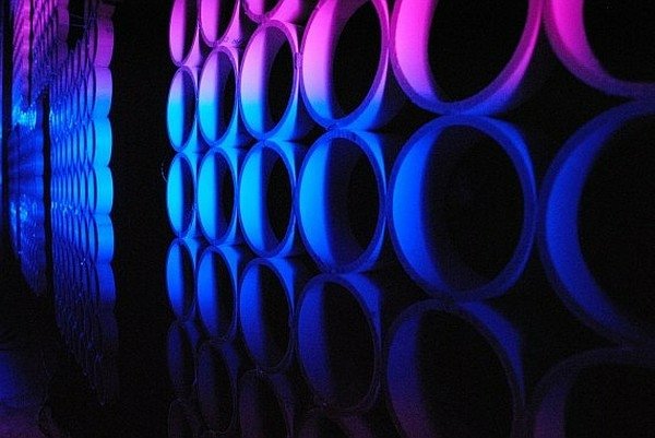 Gör rumsavdelare LED -belysning möbler dekoration själv