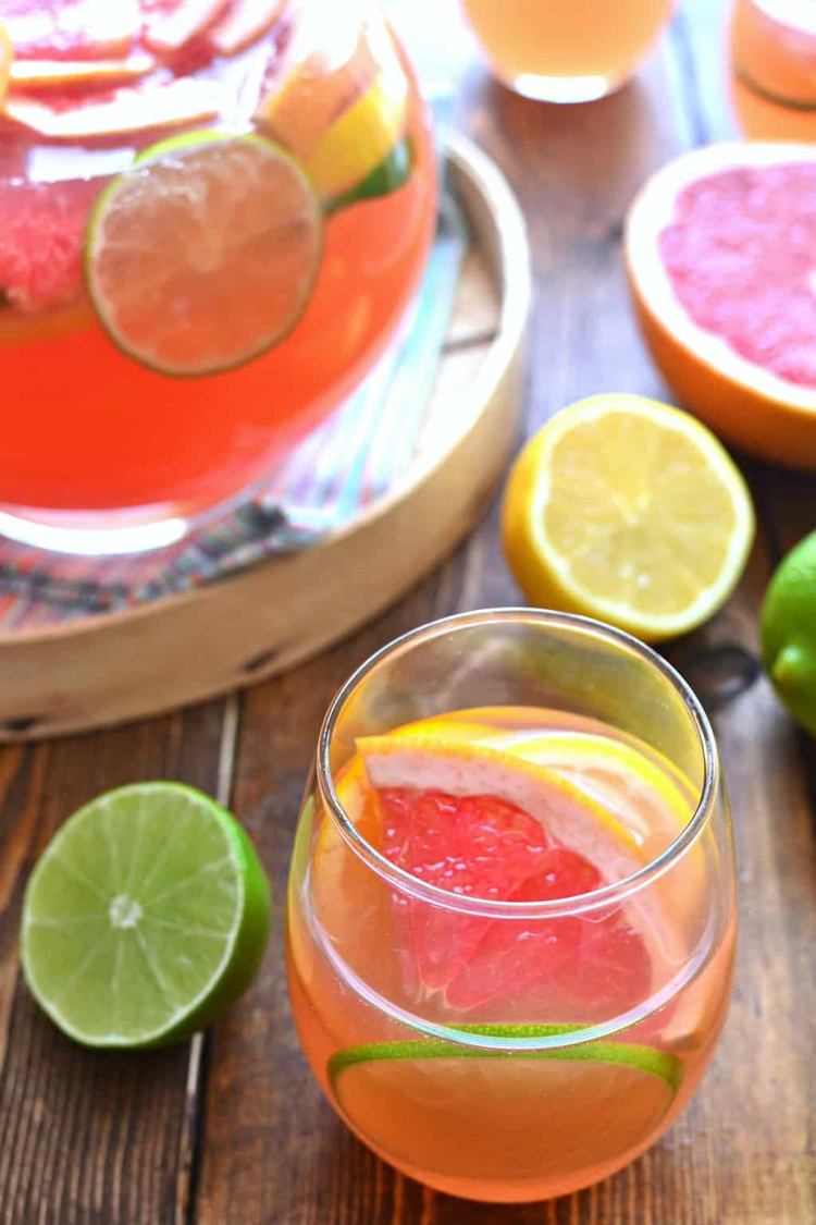 cocktailrecept vår limoncello citrus sangria