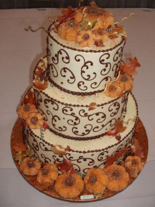 dekorerad-tårta-för-bröllop-ornament-apelsin