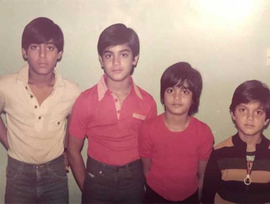 Salman Khanin lapsuuden kuvia