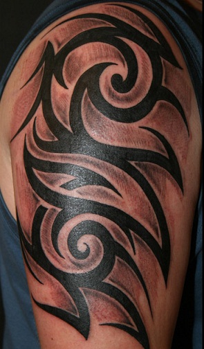 Tribal Body Sleeve Art Tatuointi