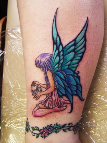 Όμορφα σχέδια τατουάζ Angel 7