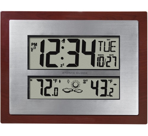 Ατομικό ρολόι με ένδειξη θερμοκρασίας