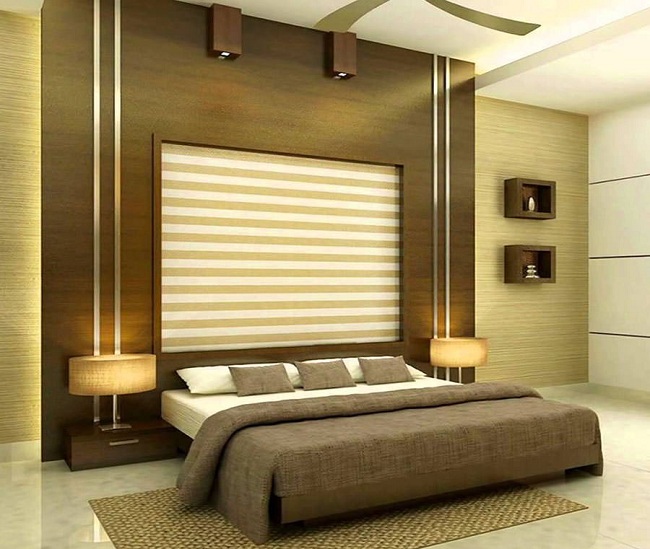 Σχεδιασμός τοίχου PVC για υπνοδωμάτιο