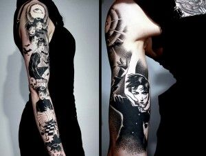 Πλήρες σχέδιο τατουάζ χεριών