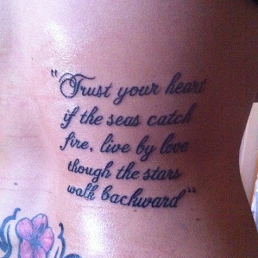 Trust Quote Τατουάζ